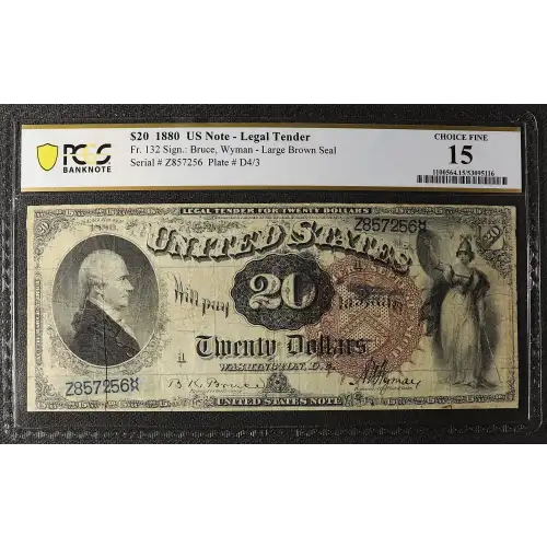 $20  Large Brown Legal Tender Issues 132