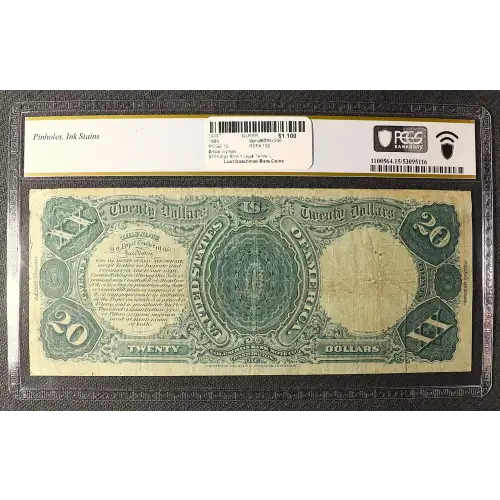 $20  Large Brown Legal Tender Issues 132 (2)