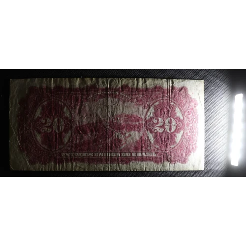 20 Mil Reis 18.12.1926, Provisional Issue a. Issued note Brazil 104 (2)