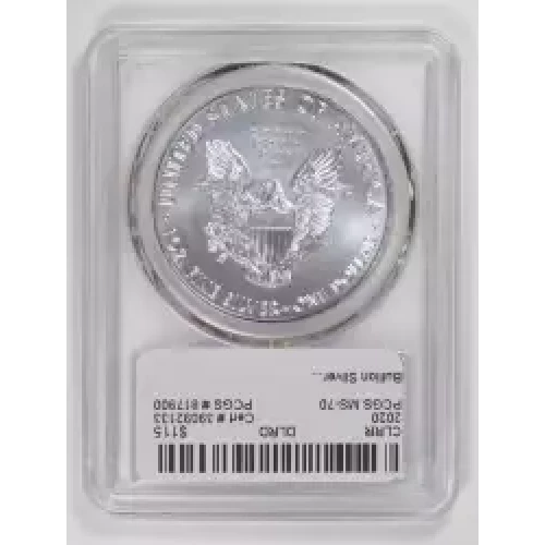 アンティークコイン 2020-(P) Silver Eagle PCGS MS70 Emergency Issue