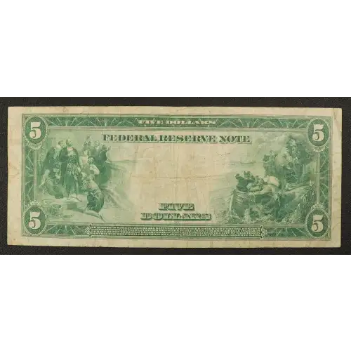 $5 1914 Blue Seal Federal Reserve Notes 847A (2)