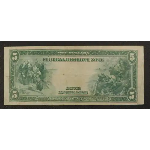 $5 1914 Blue Seal Federal Reserve Notes 855A (2)