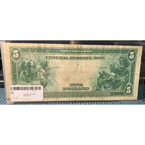 $5 1914 Red Seal Federal Reserve Notes 891A (3)