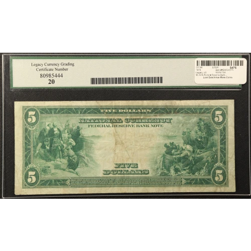 $5 1918  Federal Reserve Bank Notes 794