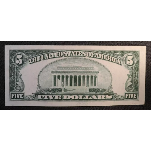 $5 1934-C blue seal. Small Silver Certificates 1653 (2)