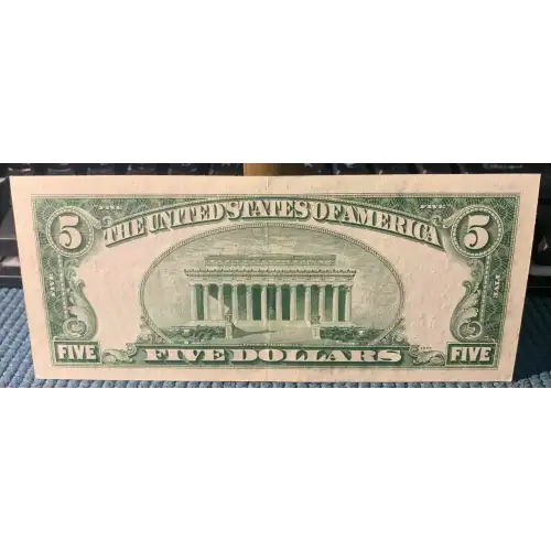 $5 1950 blue-Green seal. Small Size $5 Federal Reserve Notes 1961-A* (3)