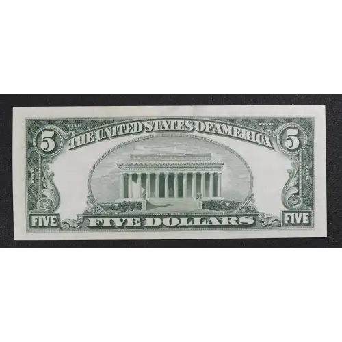 $5 1953 blue seal. Small Silver Certificates 1655