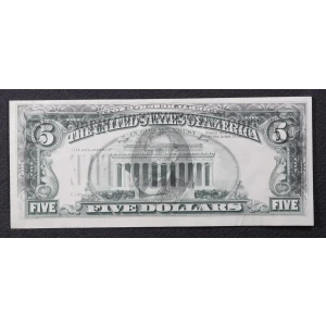 $5 1977  Small Size $5 Federal Reserve Notes 1974-G (3)