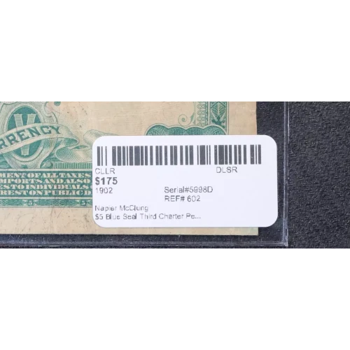 $5  Blue Seal Third Charter Period 602 (3)