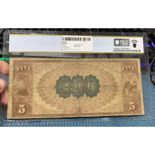 $5  Brown Seal and Brown Back Second Charter Period 466