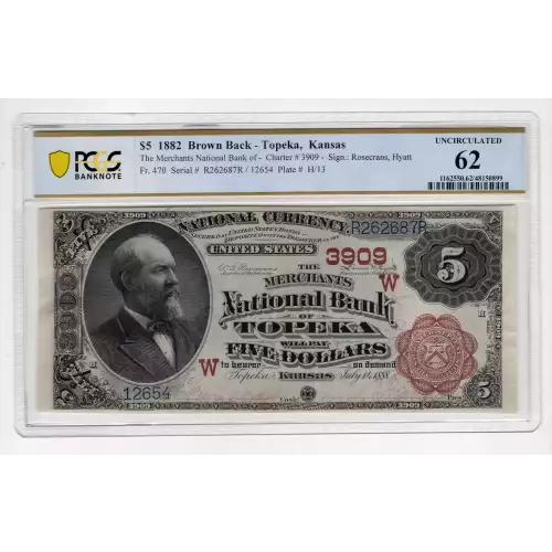 $5  Brown Seal and Brown Back Second Charter Period 470 (2)