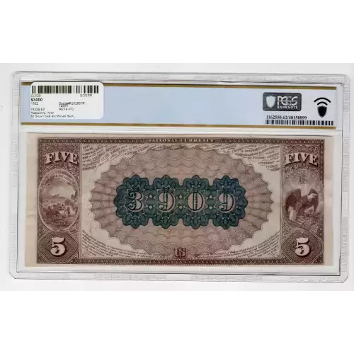 $5  Brown Seal and Brown Back Second Charter Period 470