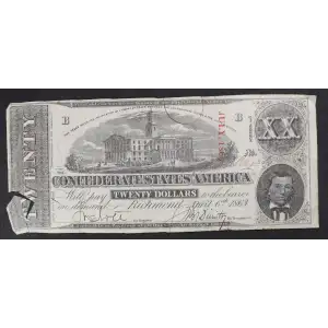 $5   Issues of the Confederate States of America CS-60 (3)