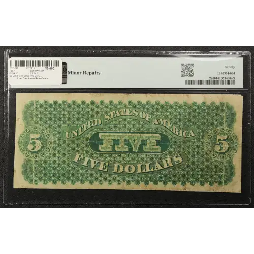 $5   Legal Size Notes The Demand Notes of 1861 2 (2)