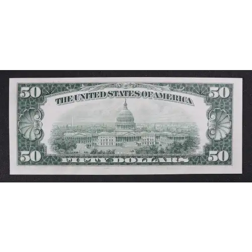 $50 1950-D. blue-Green seal. Small Size $50 Federal Reserve Notes 2111-G* (3)