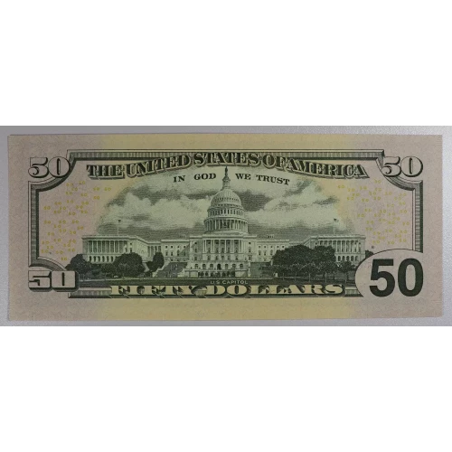$50 2004 blue-Green seal. Small Size $50 Federal Reserve Notes 2128-G*