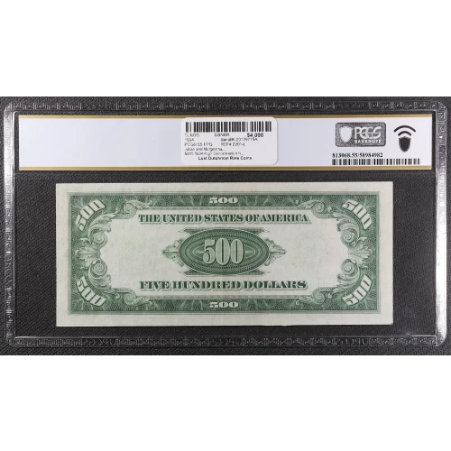 $500 1934  High Denomination Notes 2201-L