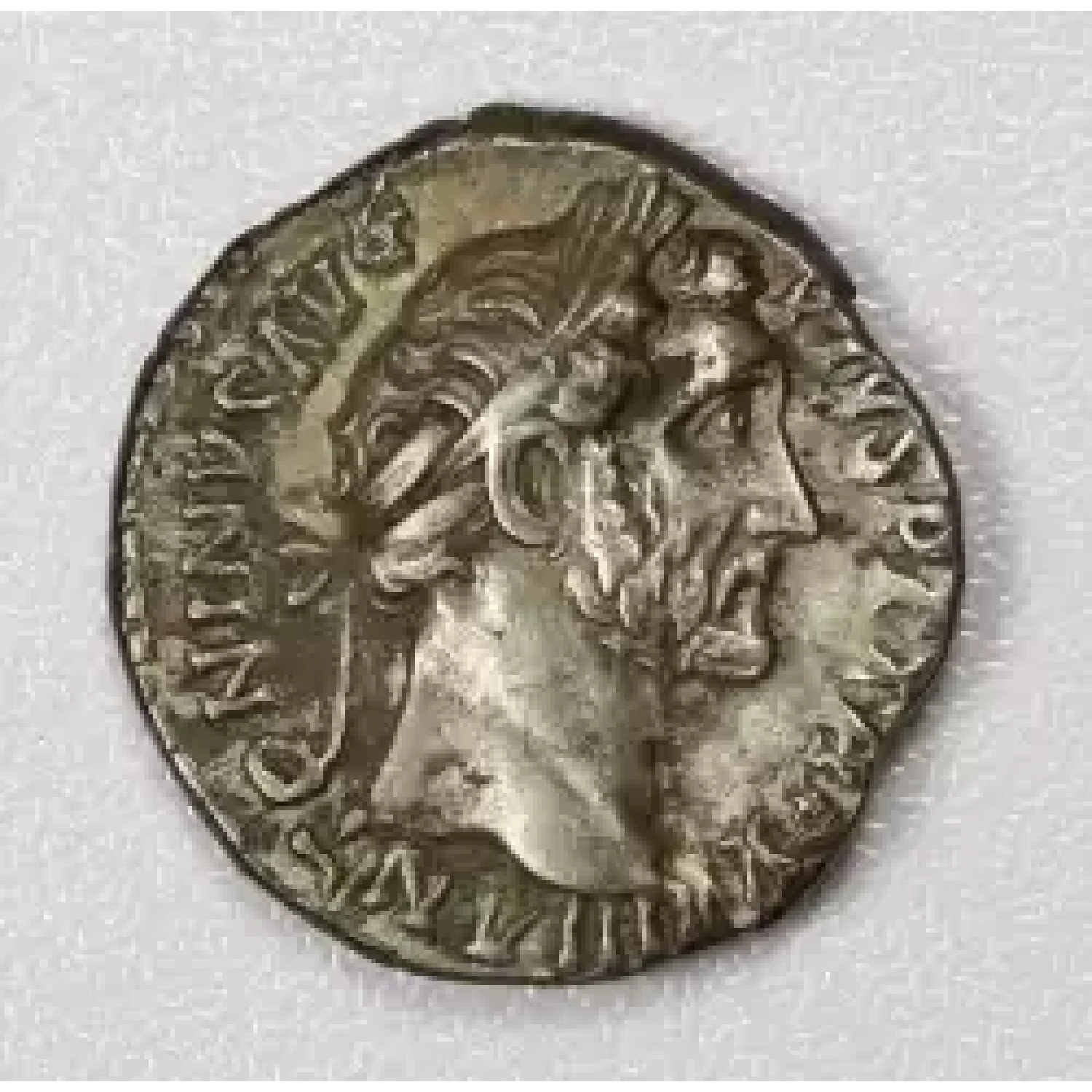 Antoninus Pius AR Denarius 154-155 AD Annona rx. Ancient Roman Coin ...