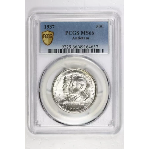 Classic Commemorative Silver--- Battle of Antietam Anniversary 1937 -Silver- 0.5 Dollar (2)