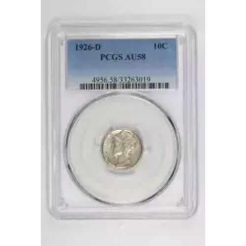 Dimes---Winged Liberty Head or Mercury 1916-1945 -Silver- 1 Dime (2)