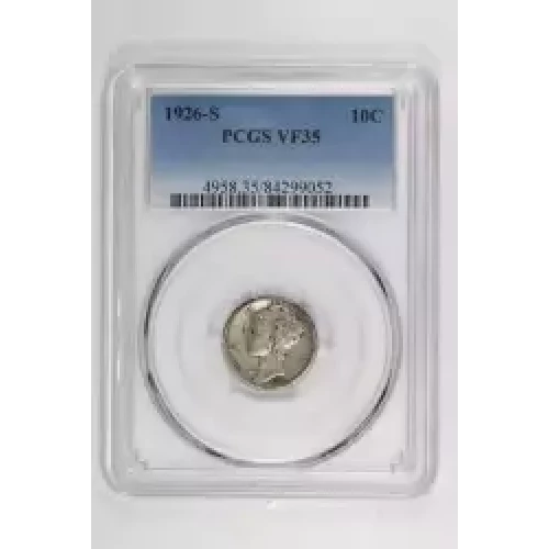 Dimes---Winged Liberty Head or Mercury 1916-1945 -Silver- 1 Dime (2)