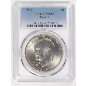 Dollars---Eisenhower 1971-1978 Copper-Nickel- 1 Dollar