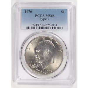 Dollars---Eisenhower 1971-1978 Copper-Nickel- 1 Dollar