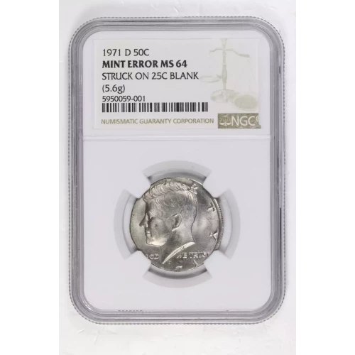 Half Dollars---Kennedy 1971-Present -Copper-Nickel- 0.5 Dollar