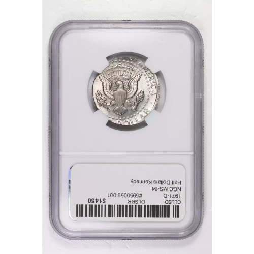 Half Dollars---Kennedy 1971-Present -Copper-Nickel- 0.5 Dollar (2)