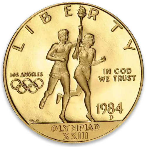 Modern Gold Commemorative (1984 to Date) - $10 - Circ - Random Design
