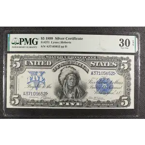 $5 1899 Blue Silver Certificates 271 (3)