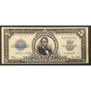 $5 1923 Blue Silver Certificates 282 (3)