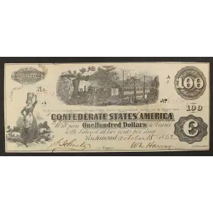 $100   Issues of the Confederate States of America CS-40 (4)