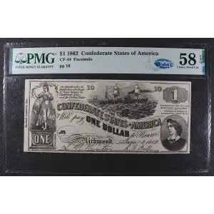 $1   Issues of the Confederate States of America CS-44 (2)