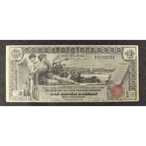 $1 1896 Small Red with rays Silver Certificates 225 (3)