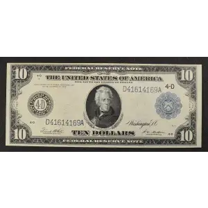 $10 1914 Blue Seal Federal Reserve Notes 919A (4)