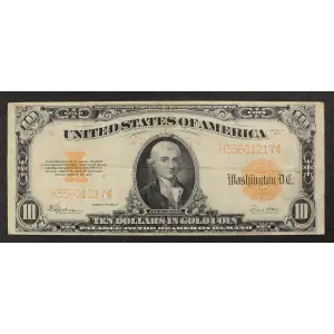 $10 1922 Gold Gold Certificates 1173 (3)