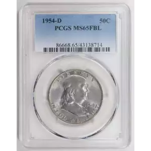 1954-D 50C, FBL