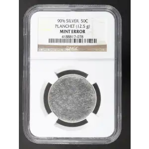90% SILVER PLANCHET (12.5 g) (2)