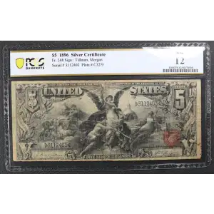 $5 1896 Small Red Silver Certificates 268