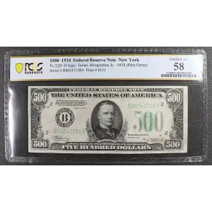$500 1934  High Denomination Notes 2201-B (2)