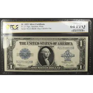 $1 1923 Blue Silver Certificates 237