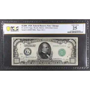 $1,000 1928  High Denomination Notes 2210-G (2)